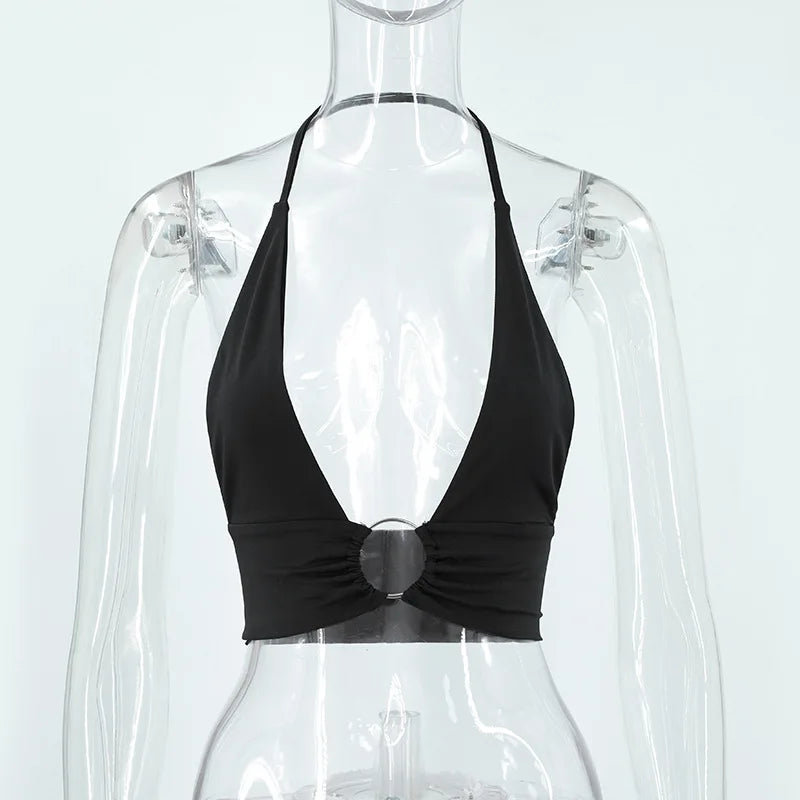 Haut moulant sexy erotique sans bretelles